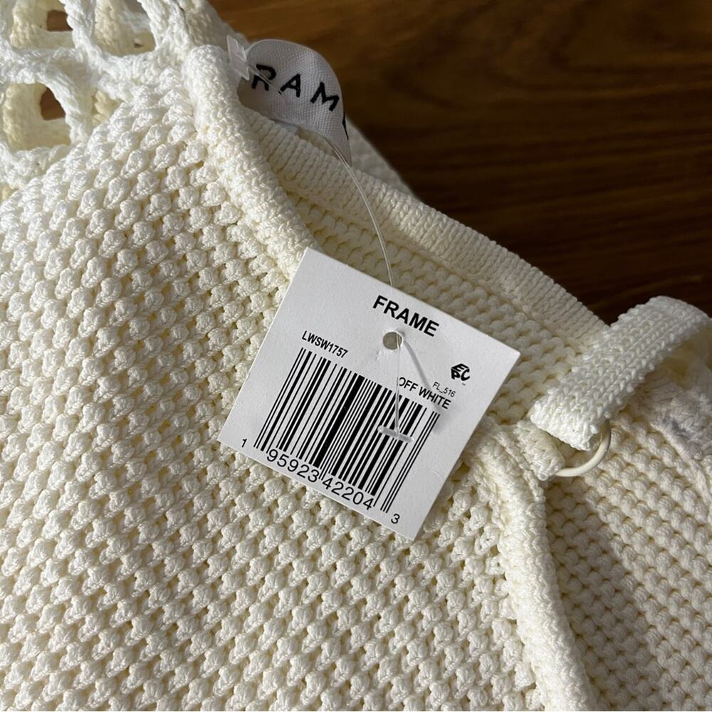 Frame Corset Crochet Midi dress off-white - XL - Picture 11 of 12